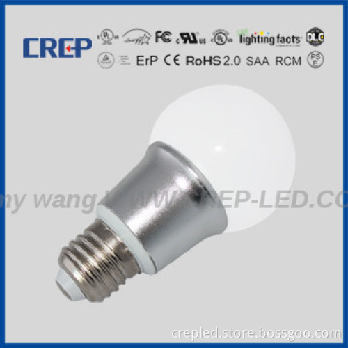 LED 6w plastic cover bulb 40W equuivalent CE ROSH ERP SAA